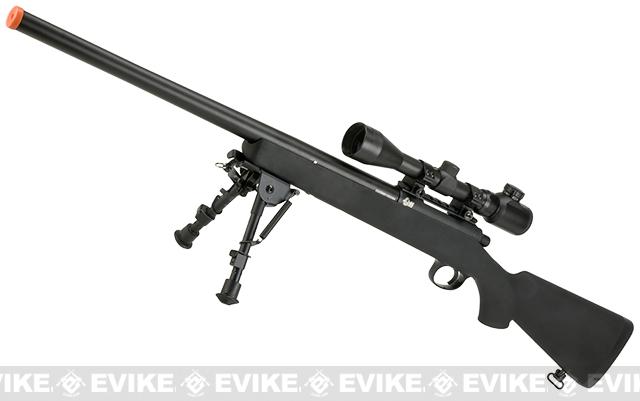 JG VSR-10 / BAR-10  Airsoft Bolt Action Sniper Rifle w/ Metal Trigger Box - 450 FPS (Package: Add 3-9x40 Scope)