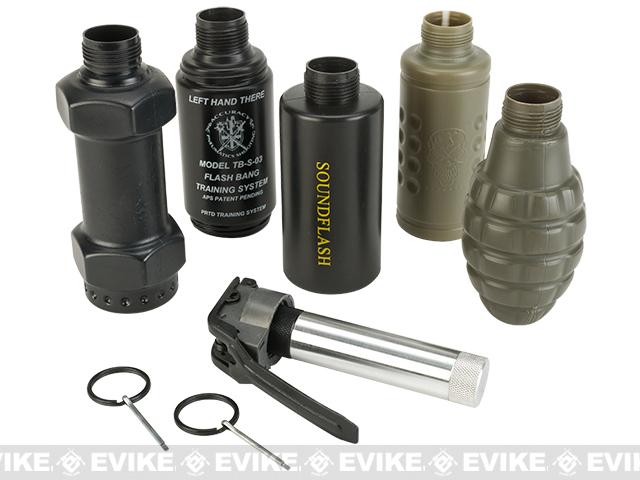 APS Thunder B Airsoft CO2 Simulation Grenade (Model: Shell Sampler / Set of 5)