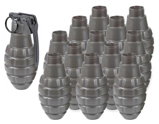 APS Thunder B Airsoft CO2 Simulation Grenade (Model: Pineapple / Set of 12)