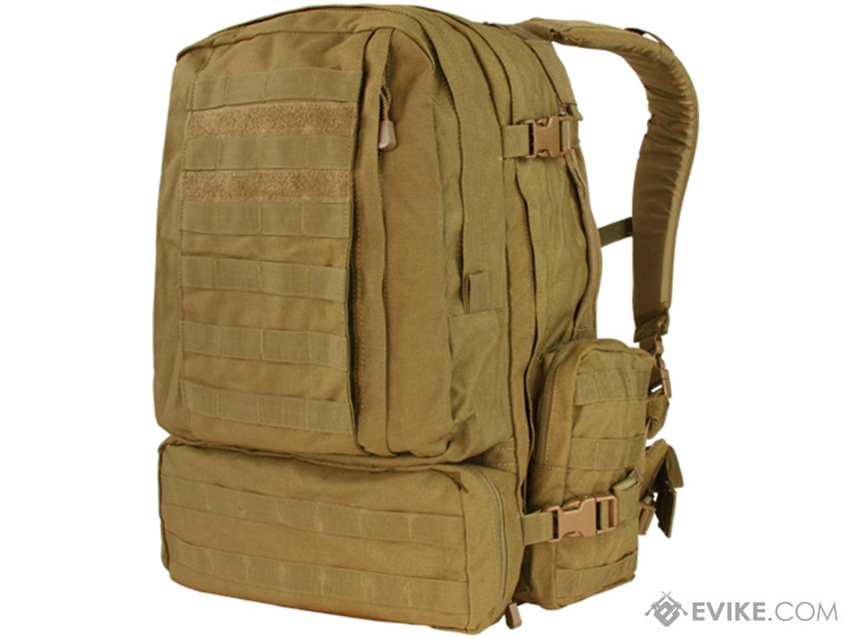 Condor Tactical Expedition Combat 3 Day Assault Back Pack (Color: Coyote Brown)